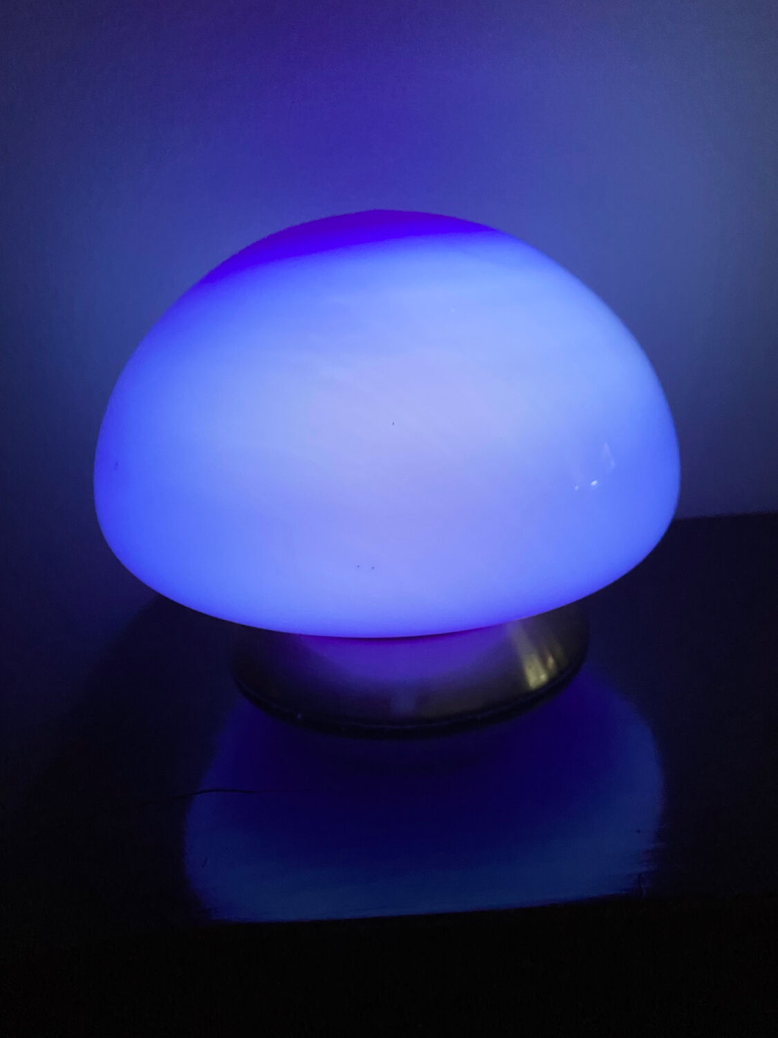 Lampe vintage ovni touch de forme champignon