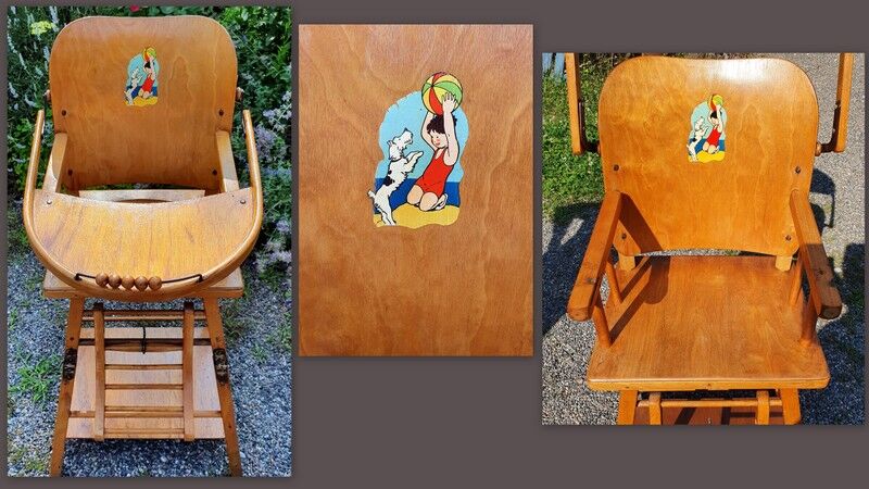 High chair child Baumann 50s