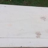 Buffet parisien ancien à patine blanche