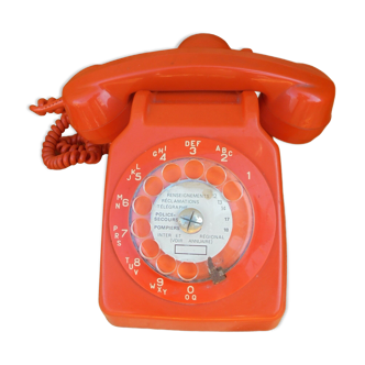 Téléphone vintage s 63  orange