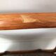 Desserte en rotin bambou cannage vintage