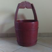 Pair of early 1900s wooden planters