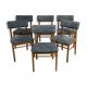 6 chairs in teak of the 70s