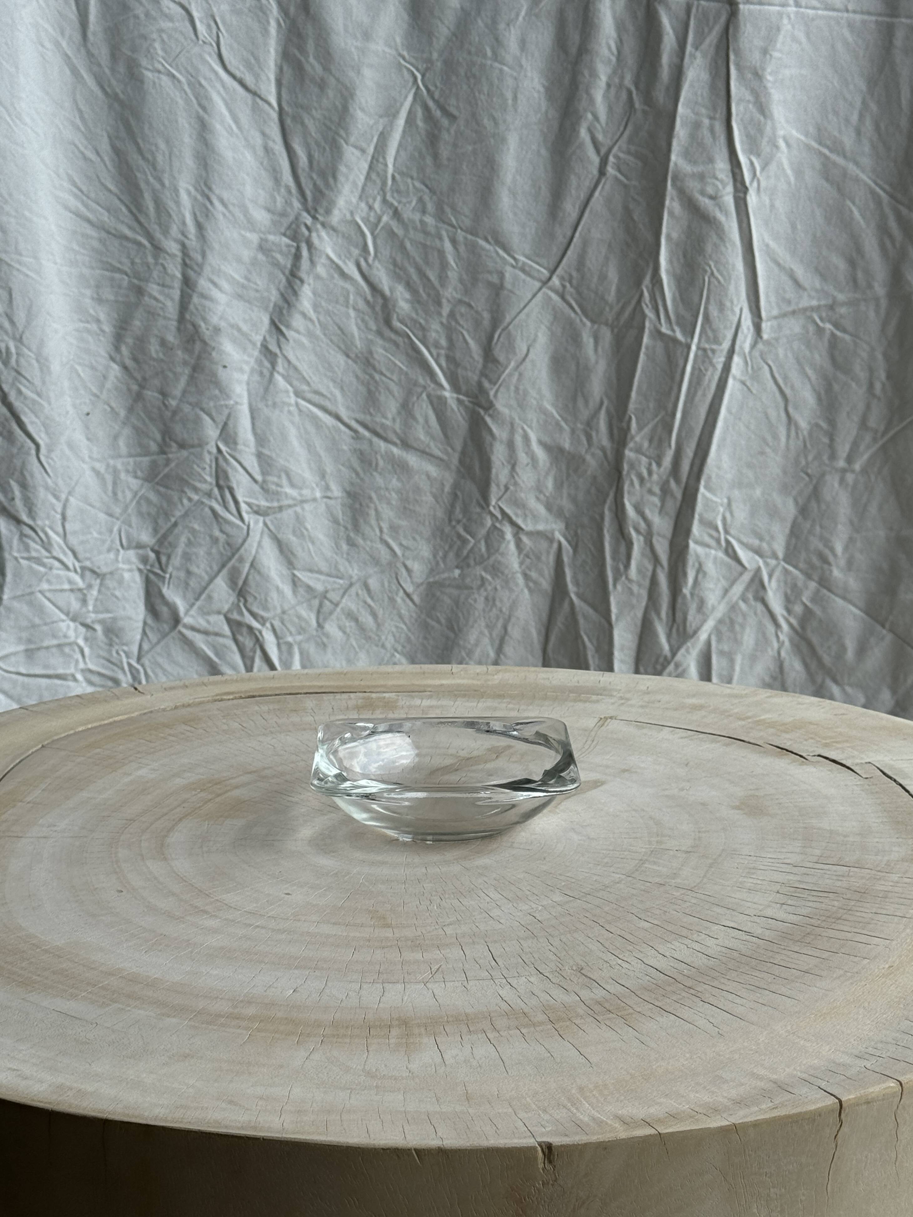 Small square ashtray Duralex Saint Gobain France