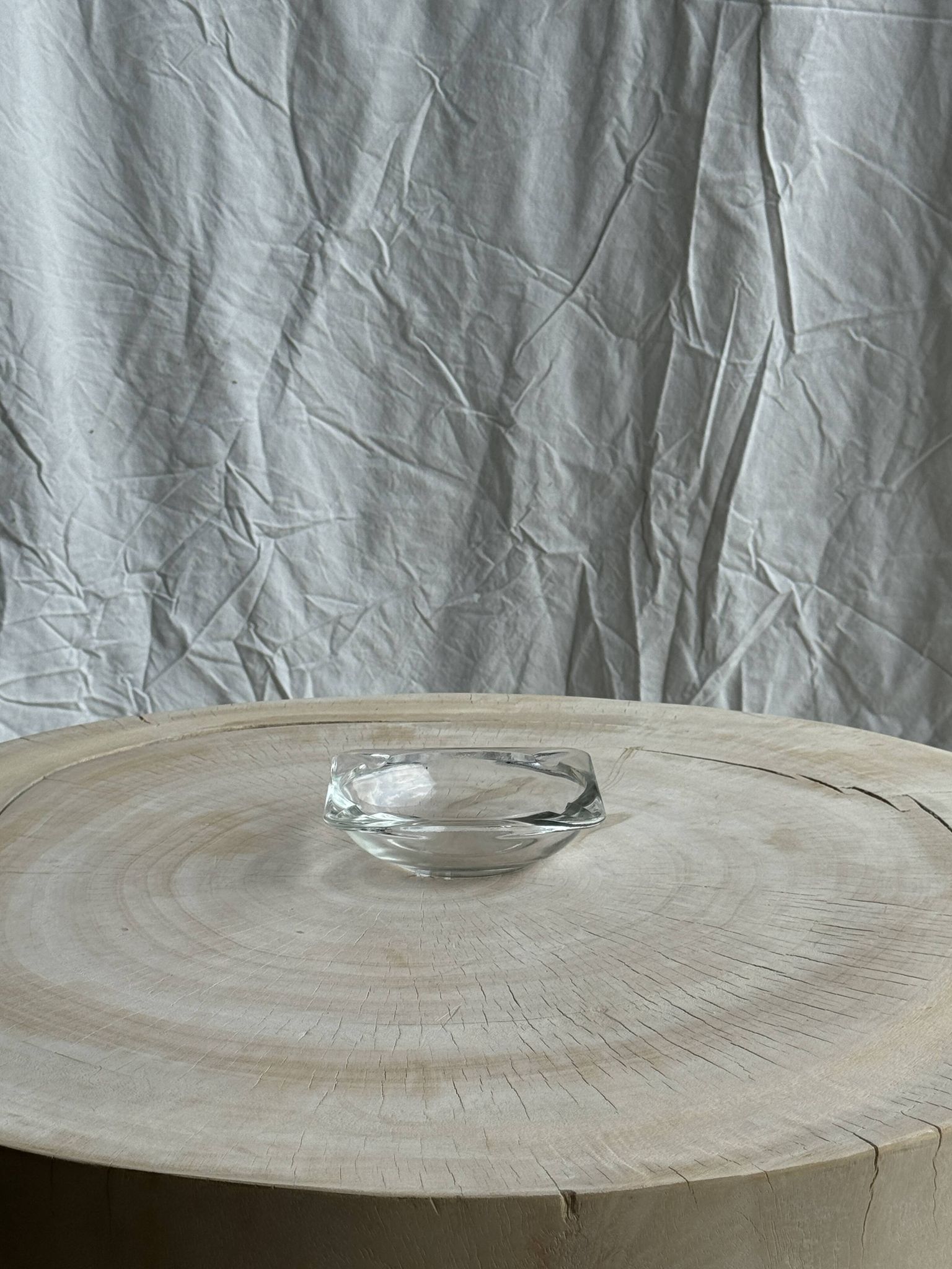 Small square ashtray Duralex Saint Gobain France