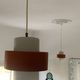 Pair of vintage 1960 Louis Kalff "Ivy" Philips pendant lights - 22 cm