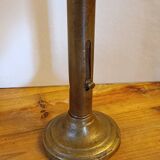 Bougeoir laiton ancien chandelier bas