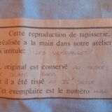 Antique tapestry, the grape harvest