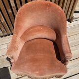 Vintage toad armchair Henriette