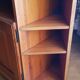 Solid wood corner TV cabinet Louis Philippe style