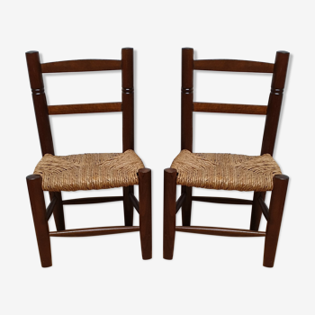 Lot de 2 chaises enfant