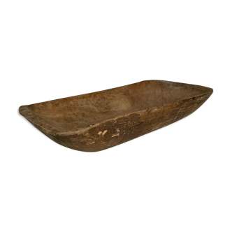 Bol à pâte en bois antique