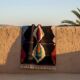 Moroccan rug made of natural wool, handmade, 3x2 m.