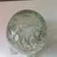 Filigree glass vase in the shape of a handkerchief with a corolla-shaped neck, Murano style