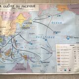 School poster School Map War 1939 1945