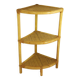 Etagère d'angle en rotin