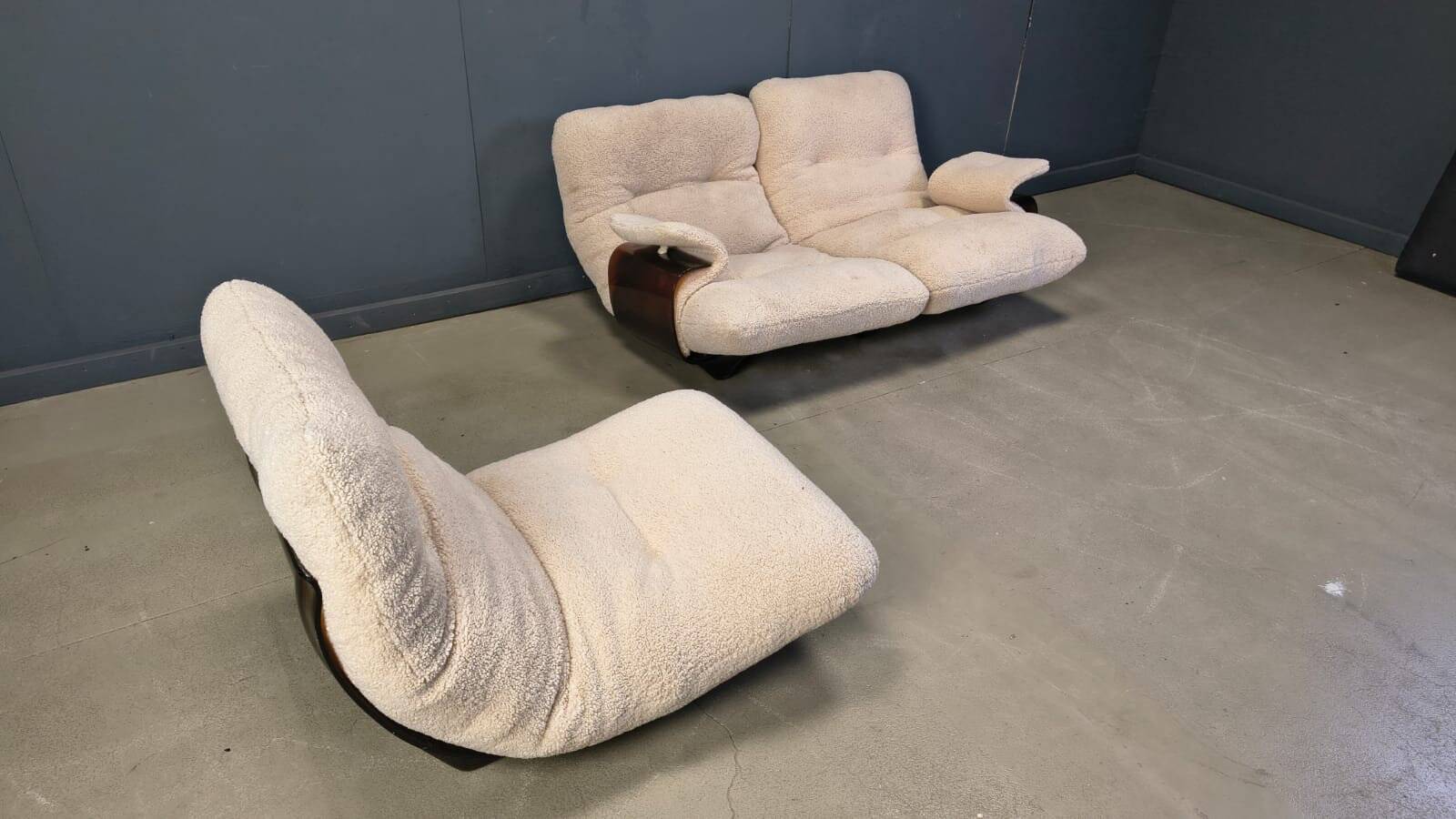 Marsala sofa set by Michel Ducaroy for Ligne Roset, 1970s