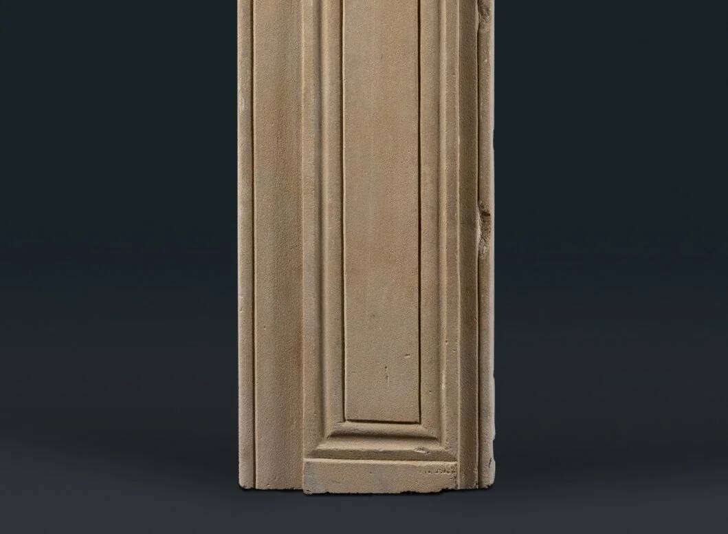 English George I/Queen Anne Eighteenth Century Stone Fireplace Surround