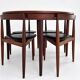 Roundette Teak Extendable Dining Set by Hans Olsen for Frem Røjle