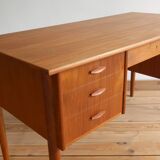 Danish Teak Desk, 1950s