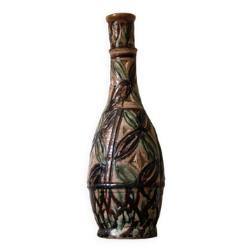 Vase gourde en haut relief