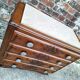 Commode art déco plateau marbre, meuble ancien vintage