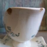 French vintage sauce boat, Anémone, from L. Bertrand, Bordeaux