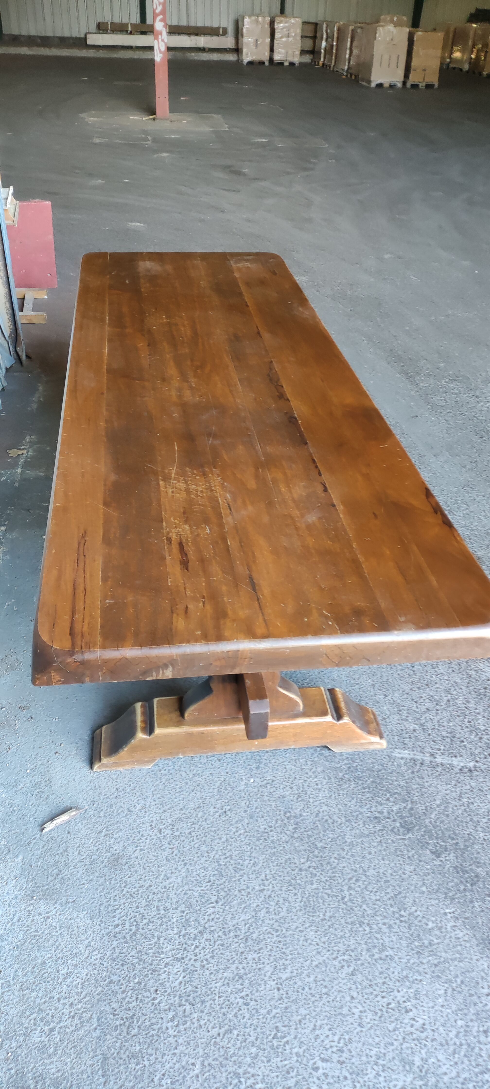 Monastery table 2.70 meters, farmhouse table