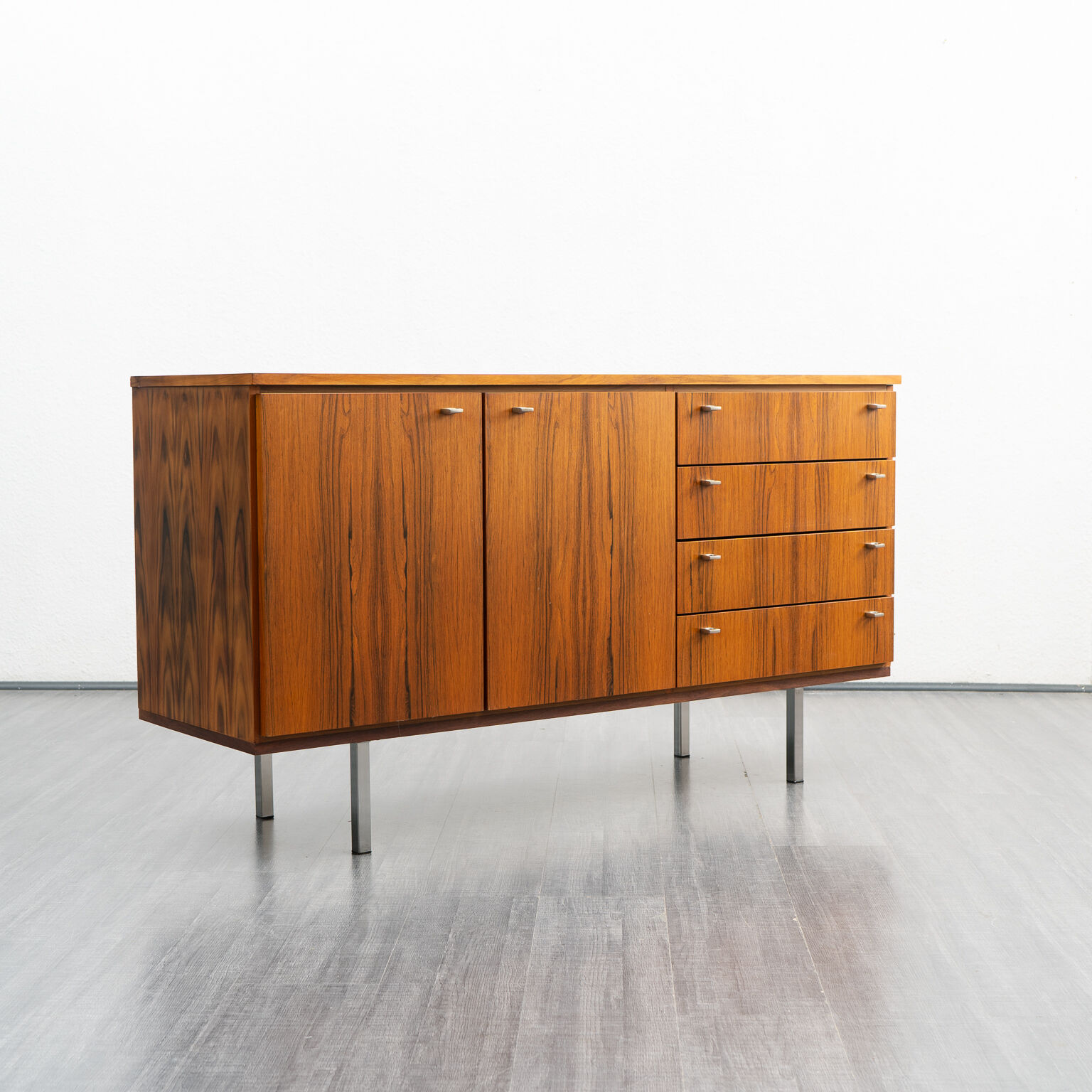 Enfilade 70s, rosewood, restored, 145cm