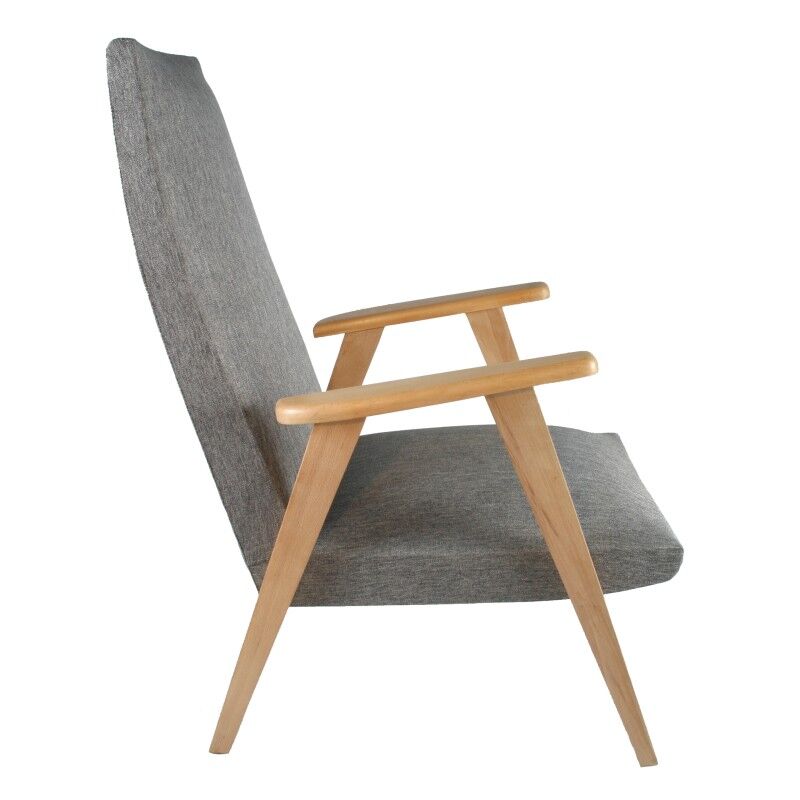 Fauteuil pieds compas des années 60