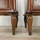 Pair of 1950s Art Decò bedside tables with mirrored top