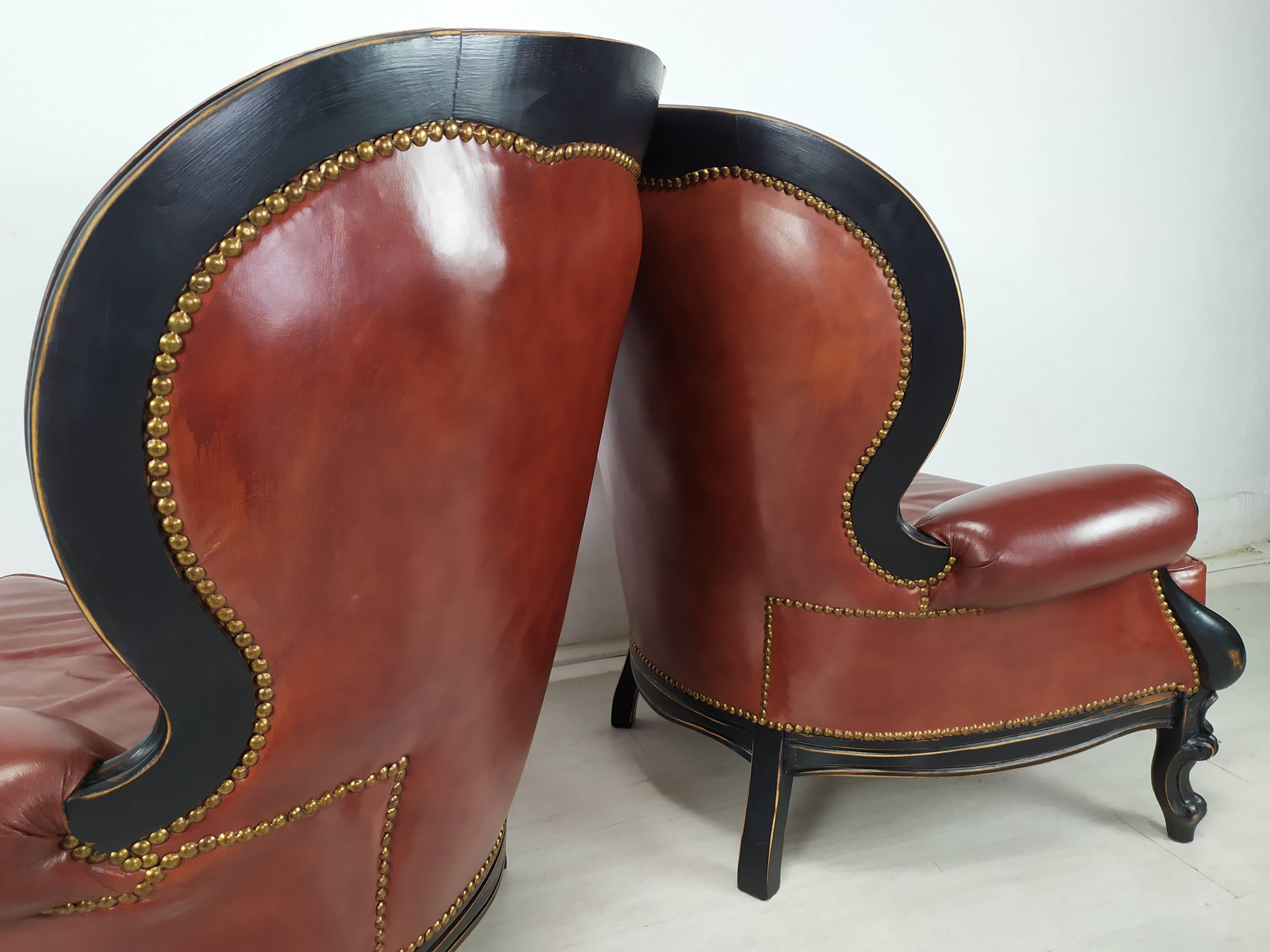 Salon Chesterfield burgundy