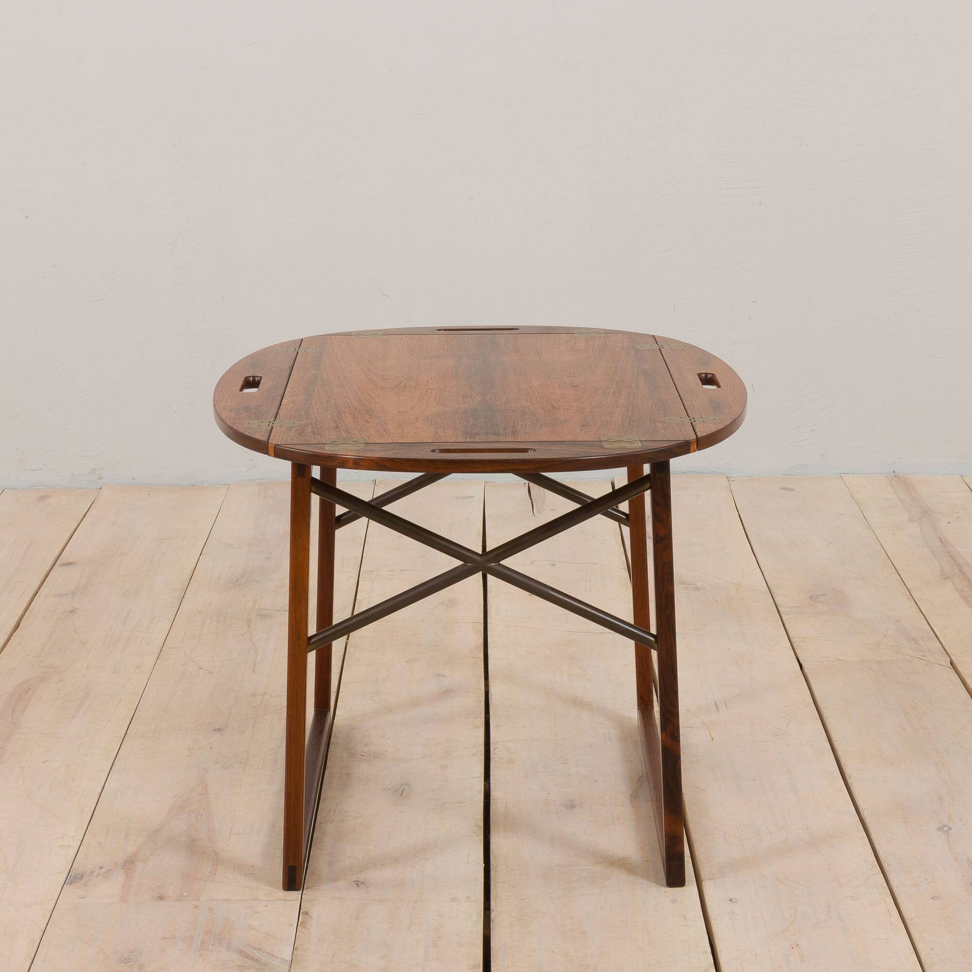 Vintage Rosewood Butler's Tray table by Svend Langkilde, Denmark, 1960s