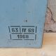 Enamelled plate former emergency post