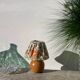 Vintage fabric ball wooden lamp