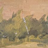 Mansion, oil by PG Klein