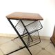 Vintage magazine rack table