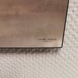 George Jensen key hanging board in brushed steel in classic Danish design.