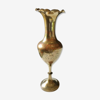 Antique gilded brass soliflore