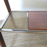 Side table with compass legs