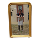 Antique louis-philippe gilt wood mirror from the 19th century. 102 cm x 65 cm