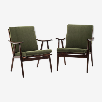 Pair of Ton armchairs