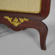 Neoclassical inlaid mahogany screen