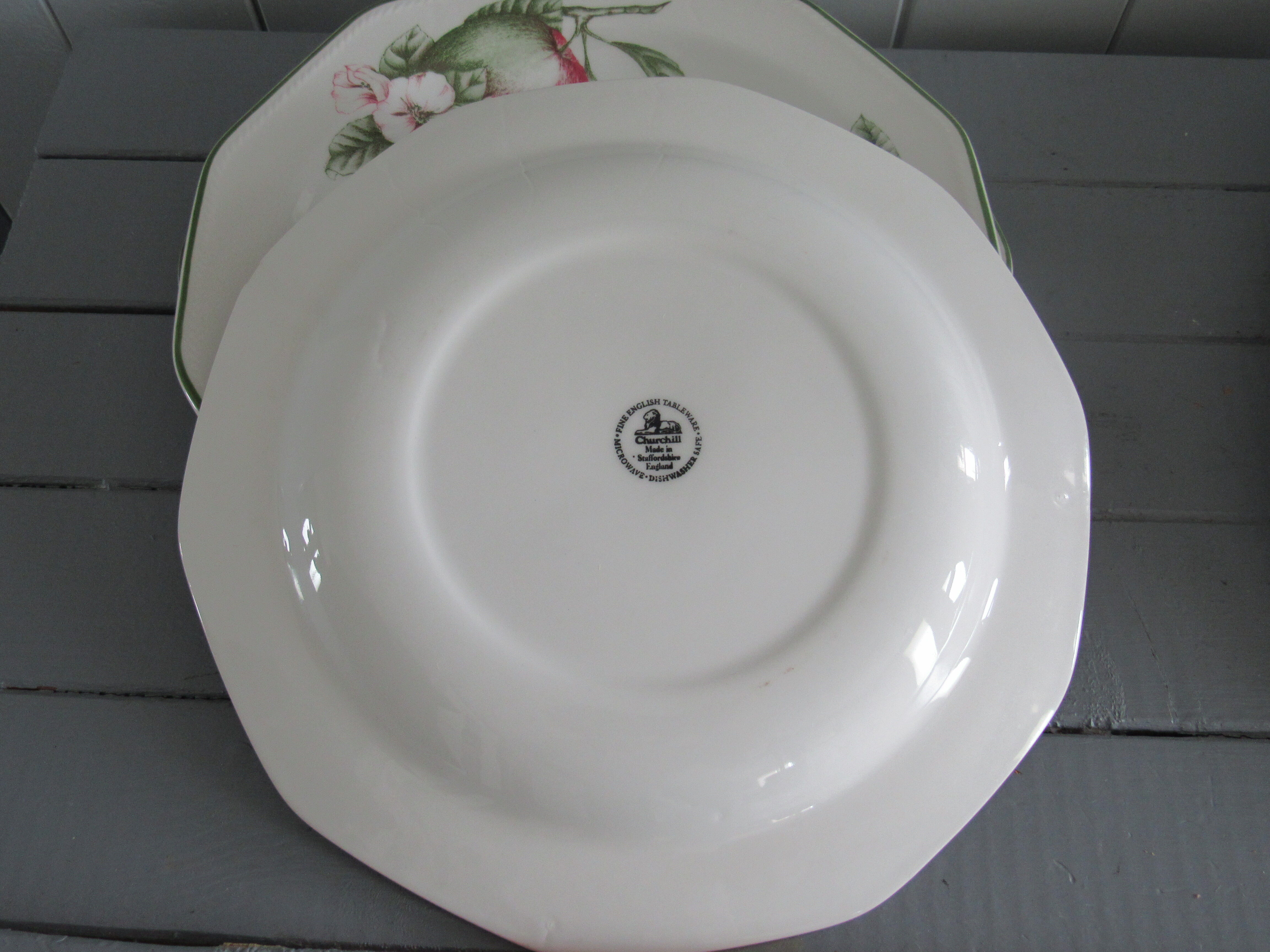 8 assiettes plates collection "Victorian Orchard" Churchill
