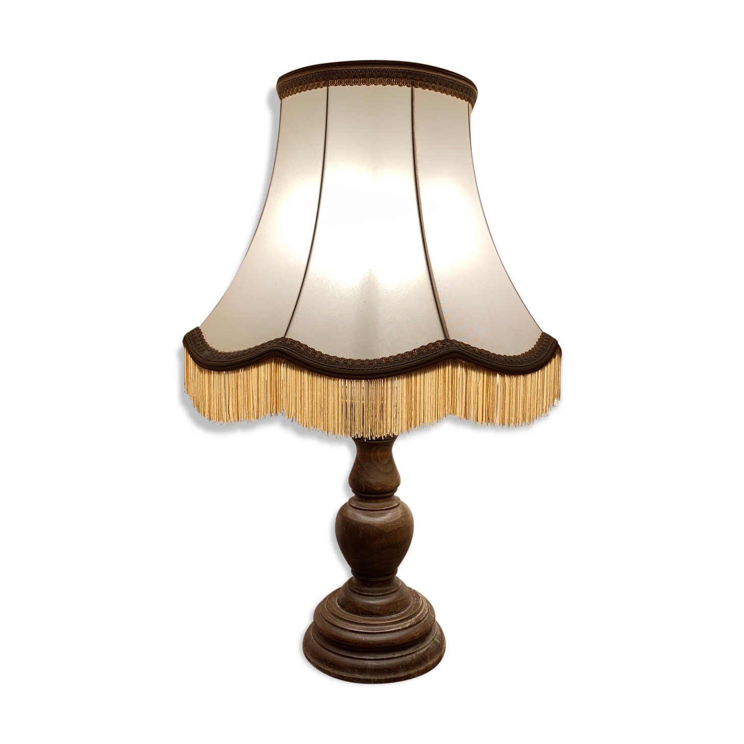 Vintage wooden lamp