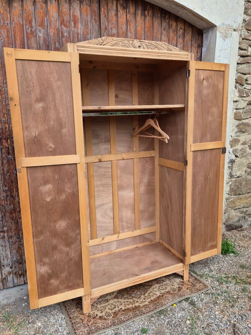 Renovated antique Parisian wardrobe/closet | Clotilde