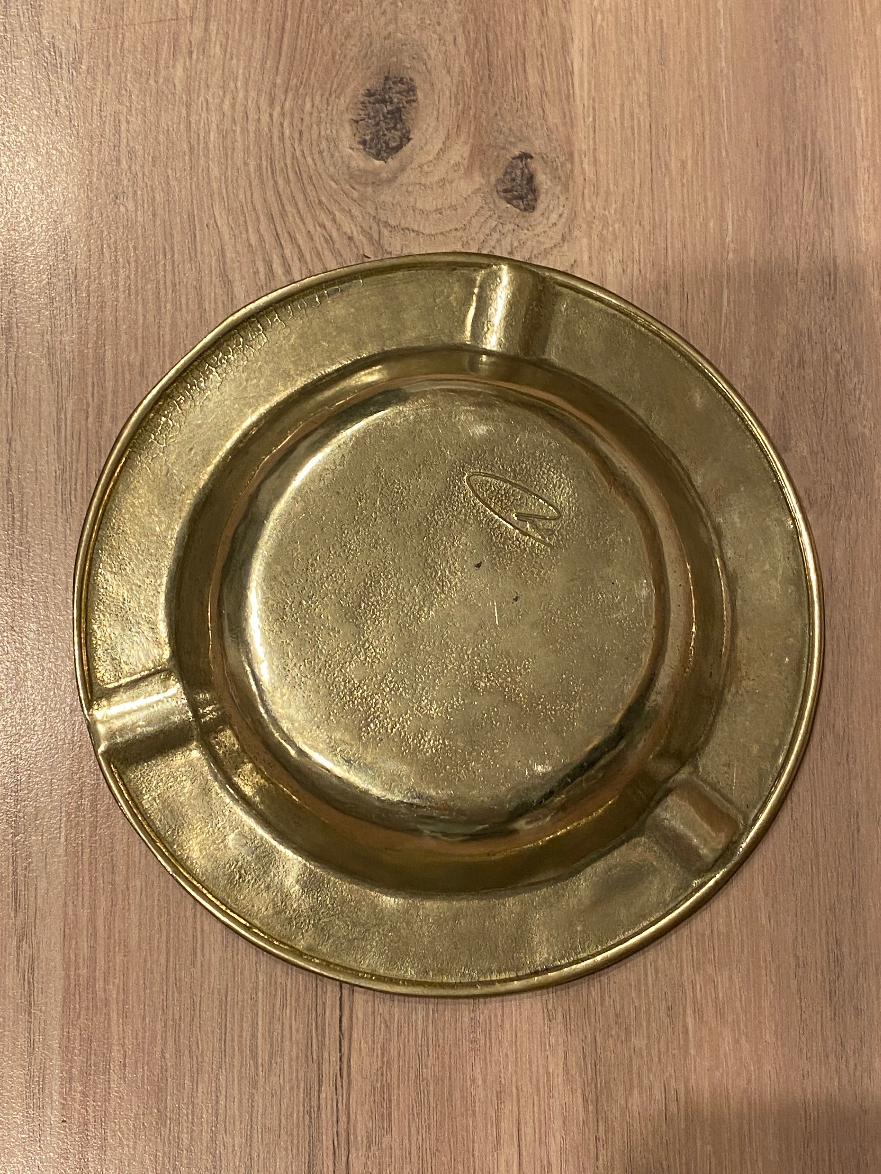 Brass ashtray