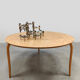 Table basse Annika design suédois vintage Bruno Mathsson