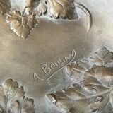 Art nouveau cup from the 1900s in bronze signed a.boulan