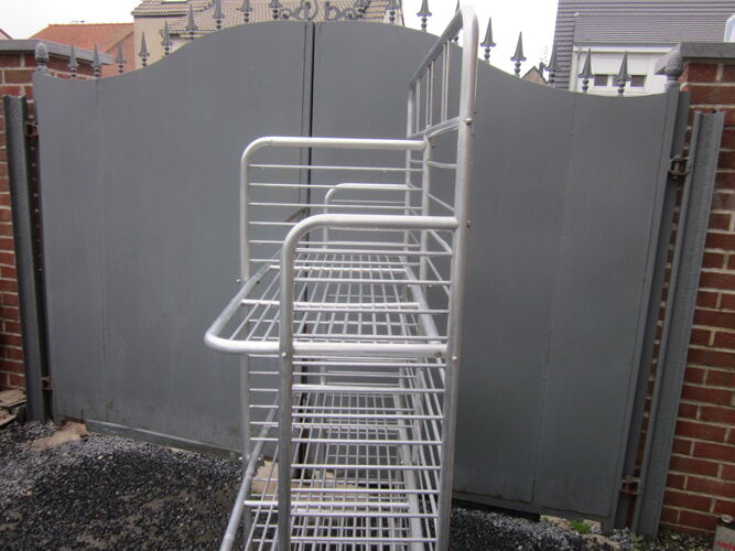 Etag re en alu  presentoir de boulangerie vintage  Selency Etag re en alu  presentoir de boulangerie vintage  Selency